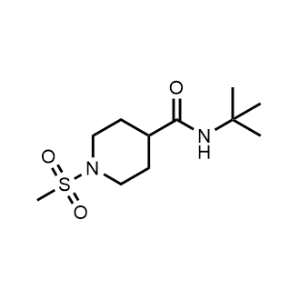 N-(Tert-butyl)-1-(methylsulfonyl)piperidine-4-carboxamide|CS-0291444