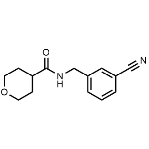 N-(3-Cyanobenzyl)tetrahydro-2H-pyran-4-carboxamide|CS-0291495