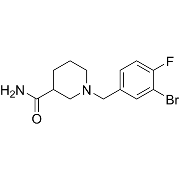 1-(3-Bromo-4-fluorobenzyl)piperidine-3-carboxamide|CS-0291542
