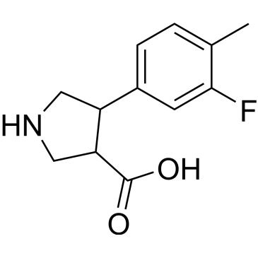 4-(3-Fluoro-4-methylphenyl)pyrrolidine-3-carboxylic acid|CS-0291609