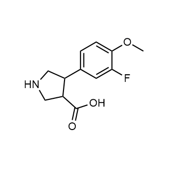 4-(3-Fluoro-4-methoxyphenyl)pyrrolidine-3-carboxylic acid|CS-0291612