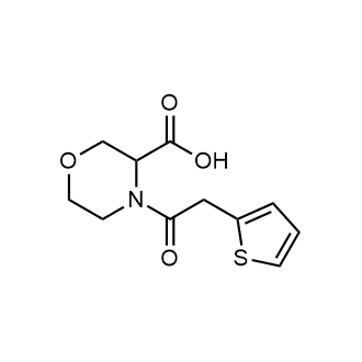4-(2-(Thiophen-2-yl)acetyl)morpholine-3-carboxylic acid|CS-0291690