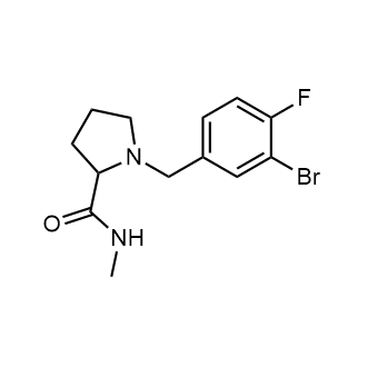 1-(3-Bromo-4-fluorobenzyl)-N-methylpyrrolidine-2-carboxamide|CS-0291722