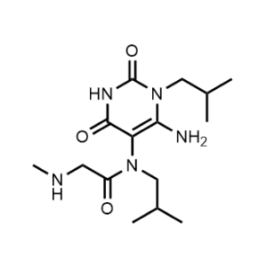 N-(6-Amino-1-isobutyl-2,4-dioxo-1,2,3,4-tetrahydropyrimidin-5-yl)-N-isobutyl-2-(methylamino)acetamide|CS-0292225