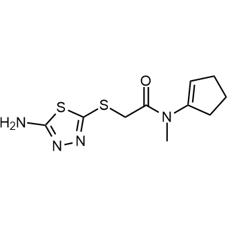 2-((5-Amino-1,3,4-thiadiazol-2-yl)thio)-N-(cyclopent-1-en-1-yl)-N-methylacetamide|CS-0292238