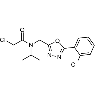 2-Chloro-N-((5-(2-chlorophenyl)-1,3,4-oxadiazol-2-yl)methyl)-N-isopropylacetamide|CS-0292337