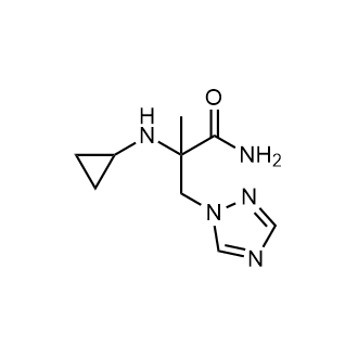 2-(Cyclopropylamino)-2-methyl-3-(1h-1,2,4-triazol-1-yl)propanamide|CS-0292442