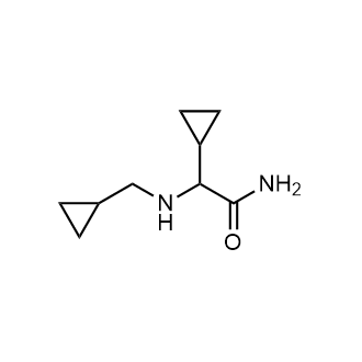 2-Cyclopropyl-2-((cyclopropylmethyl)amino)acetamide|CS-0292474