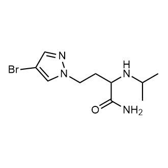 4-(4-Bromo-1h-pyrazol-1-yl)-2-(isopropylamino)butanamide|CS-0292614
