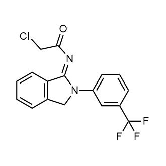 2-Chloro-N-(2-(3-(trifluoromethyl)phenyl)isoindolin-1-ylidene)acetamide|CS-0293119