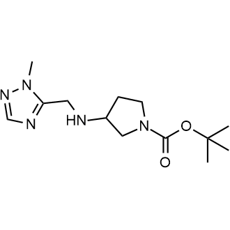 Tert-butyl 3-(((1-methyl-1h-1,2,4-triazol-5-yl)methyl)amino)pyrrolidine-1-carboxylate|CS-0293337