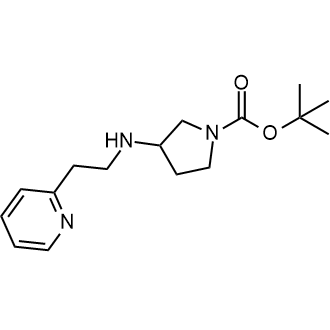 Tert-butyl 3-((2-(pyridin-2-yl)ethyl)amino)pyrrolidine-1-carboxylate|CS-0293338