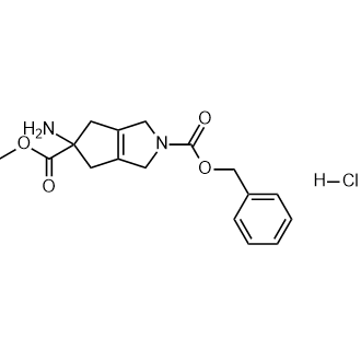 2-Benzyl 5-methyl 5-amino-3,4,5,6-tetrahydrocyclopenta[c]pyrrole-2,5(1h)-dicarboxylate hydrochloride|CS-0293366