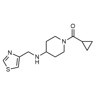 Cyclopropyl(4-((thiazol-4-ylmethyl)amino)piperidin-1-yl)methanone|CS-0293405