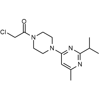 2-Chloro-1-(4-(2-isopropyl-6-methylpyrimidin-4-yl)piperazin-1-yl)ethan-1-one|CS-0293500