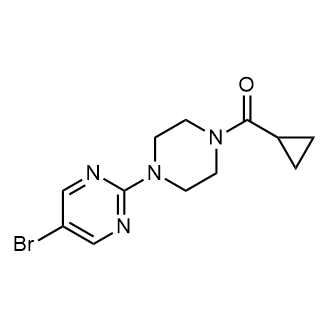 (4-(5-Bromopyrimidin-2-yl)piperazin-1-yl)(cyclopropyl)methanone|CS-0293502
