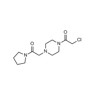 2-Chloro-1-(4-(2-oxo-2-(pyrrolidin-1-yl)ethyl)piperazin-1-yl)ethan-1-one|CS-0293516