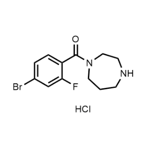(4-Bromo-2-fluorophenyl)(1,4-diazepan-1-yl)methanone hydrochloride|CS-0293569