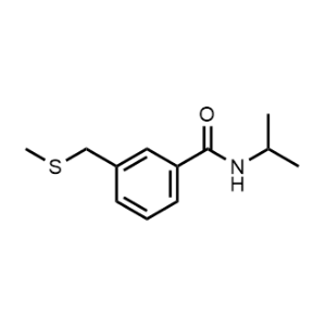 N-Isopropyl-3-((methylthio)methyl)benzamide|CS-0293670