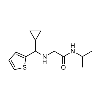 2-((Cyclopropyl(thiophen-2-yl)methyl)amino)-N-isopropylacetamide|CS-0293707