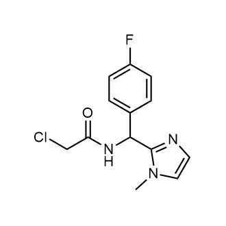 2-Chloro-N-((4-fluorophenyl)(1-methyl-1h-imidazol-2-yl)methyl)acetamide|CS-0293779