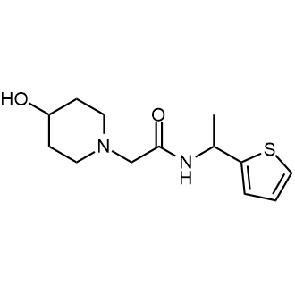 2-(4-Hydroxypiperidin-1-yl)-N-(1-(thiophen-2-yl)ethyl)acetamide|CS-0293801