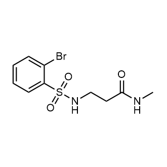 3-((2-Bromophenyl)sulfonamido)-N-methylpropanamide|CS-0293932