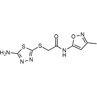 2-((5-Amino-1,3,4-thiadiazol-2-yl)thio)-N-(3-methylisoxazol-5-yl)acetamide|CS-0294037
