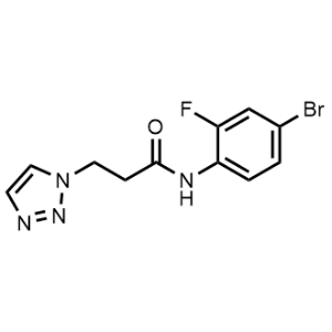 N-(4-Bromo-2-fluorophenyl)-3-(1H-1,2,3-triazol-1-yl)propanamide|CS-0294103