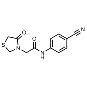 N-(4-Cyanophenyl)-2-(4-oxothiazolidin-3-yl)acetamide|CS-0294110