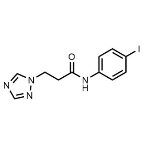 N-(4-Iodophenyl)-3-(1H-1,2,4-triazol-1-yl)propanamide|CS-0294187