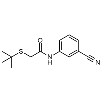 2-(Tert-butylthio)-N-(3-cyanophenyl)acetamide|CS-0294263