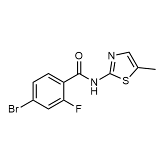 4-Bromo-2-fluoro-N-(5-methylthiazol-2-yl)benzamide|CS-0294519