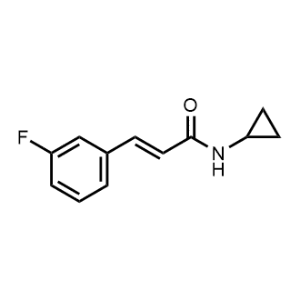 N-Cyclopropyl-3-(3-fluorophenyl)acrylamide|CS-0294655