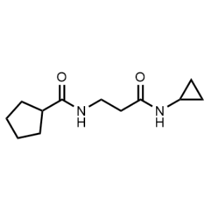 N-(3-(Cyclopropylamino)-3-oxopropyl)cyclopentanecarboxamide|CS-0294680