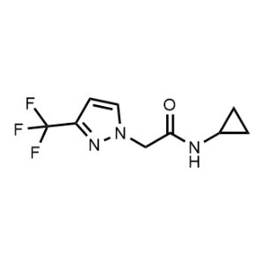 N-Cyclopropyl-2-(3-(trifluoromethyl)-1H-pyrazol-1-yl)acetamide|CS-0294687