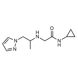 2-((1-(1h-Pyrazol-1-yl)propan-2-yl)amino)-N-cyclopropylacetamide|CS-0294694