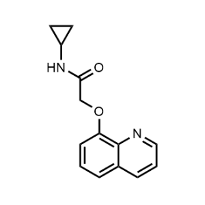 N-Cyclopropyl-2-(quinolin-8-yloxy)acetamide|CS-0294732