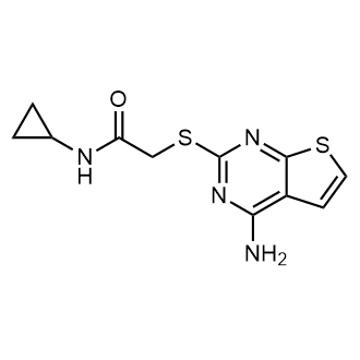 2-((4-Aminothieno[2,3-d]pyrimidin-2-yl)thio)-N-cyclopropylacetamide|CS-0294751
