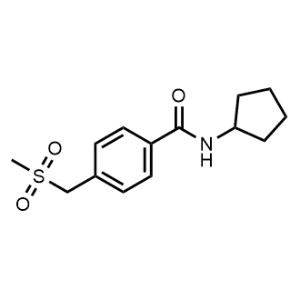N-Cyclopentyl-4-((methylsulfonyl)methyl)benzamide|CS-0294773