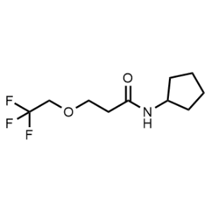 N-Cyclopentyl-3-(2,2,2-trifluoroethoxy)propanamide|CS-0294785