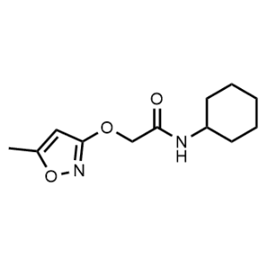 N-Cyclohexyl-2-((5-methylisoxazol-3-yl)oxy)acetamide|CS-0294822