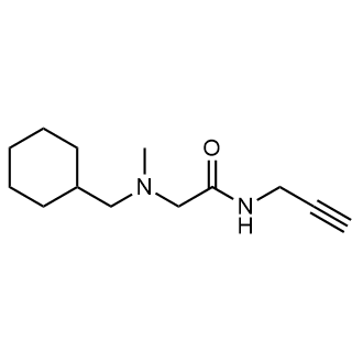 2-((Cyclohexylmethyl)(methyl)amino)-N-(prop-2-yn-1-yl)acetamide|CS-0294870