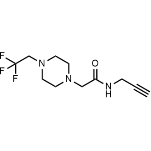 N-(Prop-2-yn-1-yl)-2-(4-(2,2,2-trifluoroethyl)piperazin-1-yl)acetamide|CS-0294874