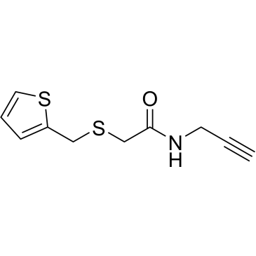 N-(Prop-2-yn-1-yl)-2-((thiophen-2-ylmethyl)thio)acetamide|CS-0294898