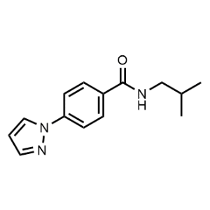 N-Isobutyl-4-(1H-pyrazol-1-yl)benzamide|CS-0294918