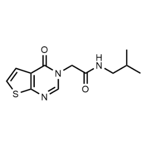 N-Isobutyl-2-(4-oxothieno[2,3-d]pyrimidin-3(4H)-yl)acetamide|CS-0294926