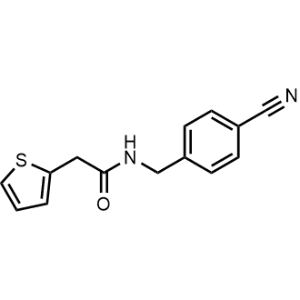 N-(4-Cyanobenzyl)-2-(thiophen-2-yl)acetamide|CS-0295135