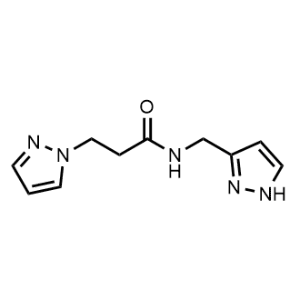 N-((1H-Pyrazol-3-yl)methyl)-3-(1H-pyrazol-1-yl)propanamide|CS-0295255