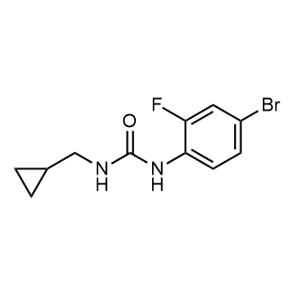 1-(4-Bromo-2-fluorophenyl)-3-(cyclopropylmethyl)urea|CS-0295280